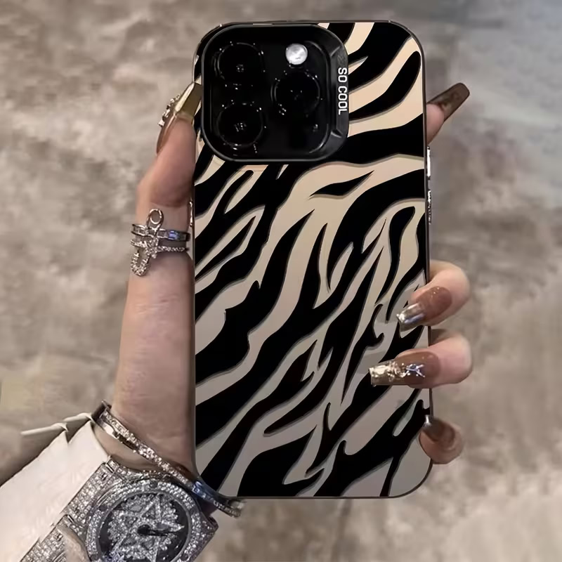 Zebra Pattern Black Advanced I - đánh giá và giá Apple Iphone 15 Pro Max