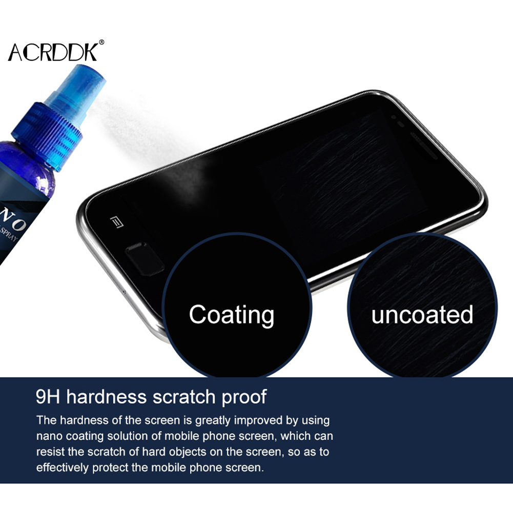 Nano Liquid Glass Screen Prote - đánh giá và giá Oleophobic Coating Spray