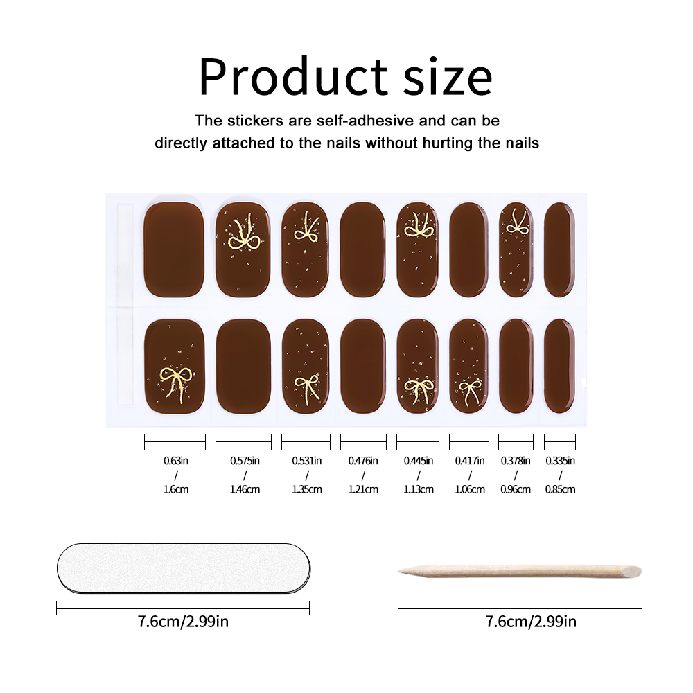 Semi-Cured Gel Nail Strips 16  - đánh giá và giá Full Cover Adhesive